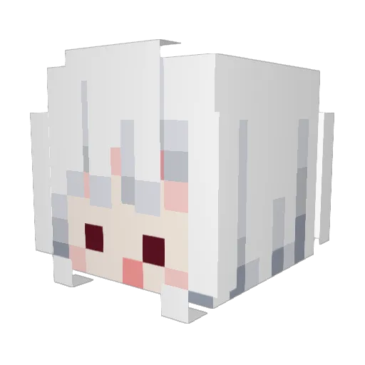 bakha804 Minecraft avatar head, 3D render