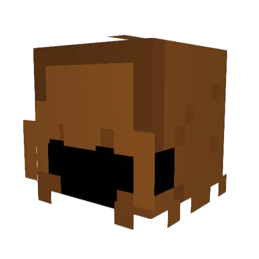 bakiblade Minecraft avatar head, 3D render