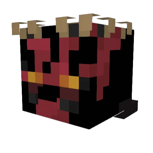bakscaracal24 Minecraft avatar head, 3D render