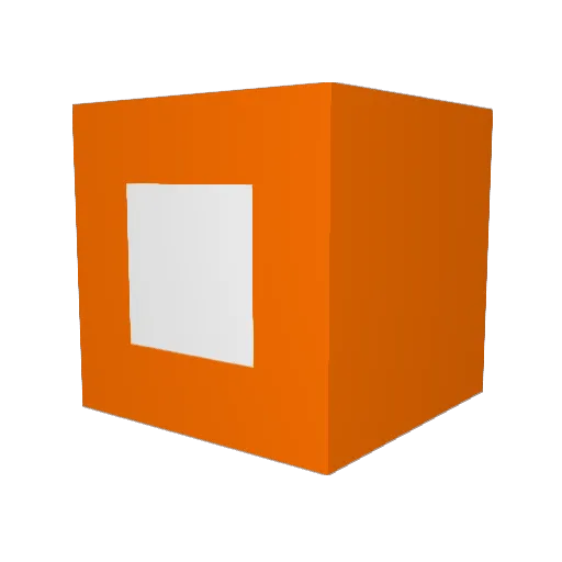 bakurasa Minecraft avatar head, 3D render