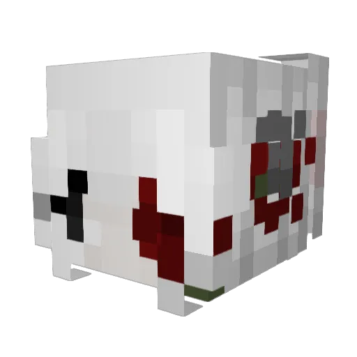 bal1m Minecraft avatar head, 3D render