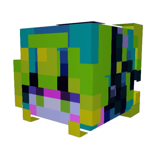 bala_00 Minecraft avatar head, 3D render