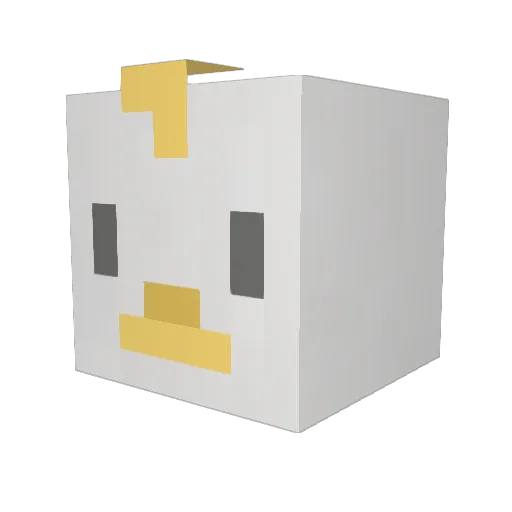 balbal2 Minecraft avatar head, 3D render