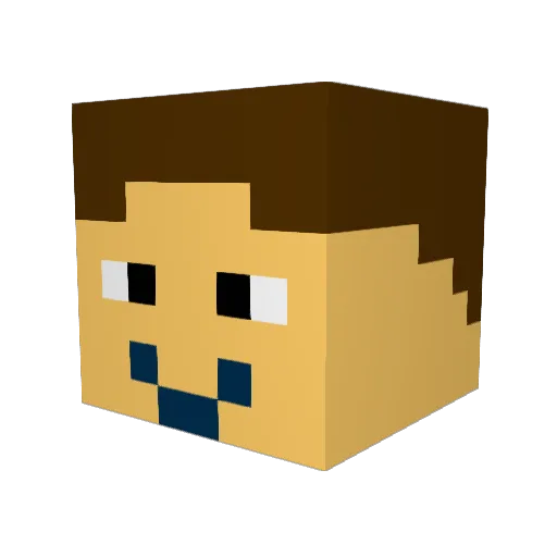 balbert20 Minecraft avatar head, 3D render
