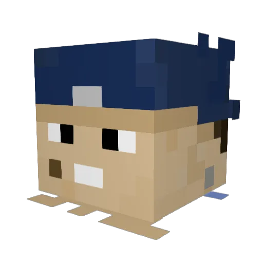 balbito23 Minecraft avatar head, 3D render