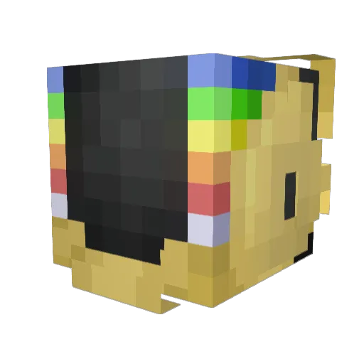 balcsida Minecraft avatar head, 3D render