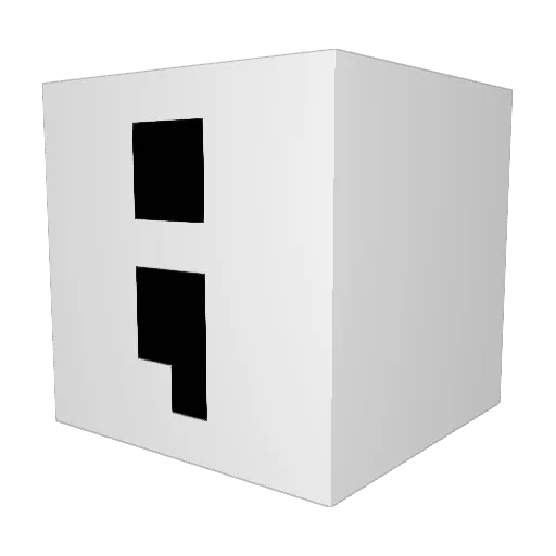 bald_samson Minecraft avatar head, 3D render