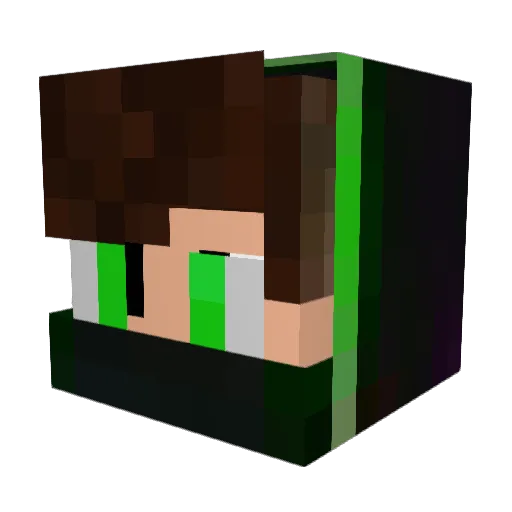 baldo06 Minecraft avatar head, 3D render