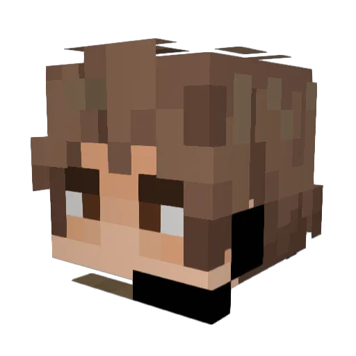 baleilneil Minecraft avatar head, 3D render