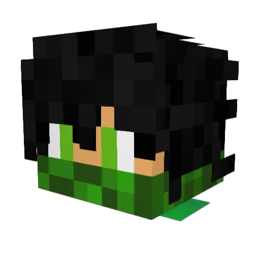 balex_2001 Minecraft avatar head, 3D render