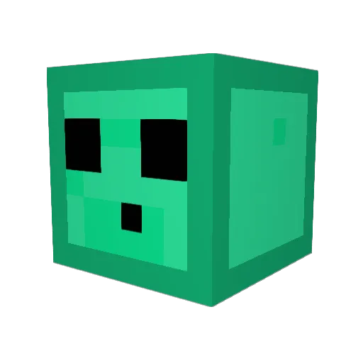 balisius Minecraft avatar head, 3D render
