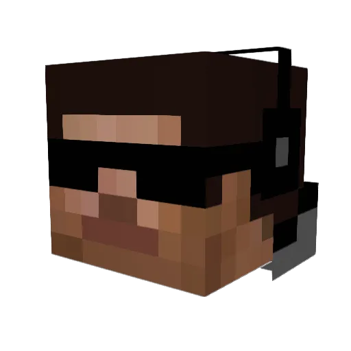 balistic86 Minecraft avatar head, 3D render