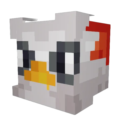 balisticapple Minecraft avatar head, 3D render