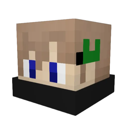 ballade7980 Minecraft avatar head, 3D render