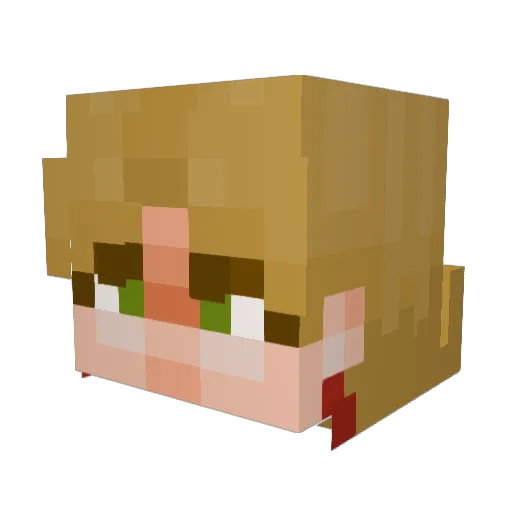 balladofbrie Minecraft avatar head, 3D render