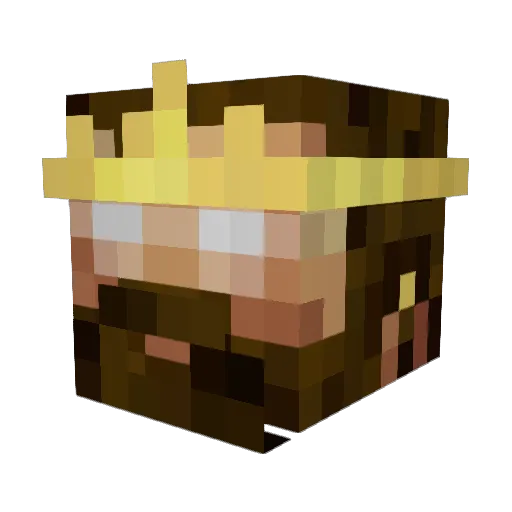 ballardman Minecraft avatar head, 3D render