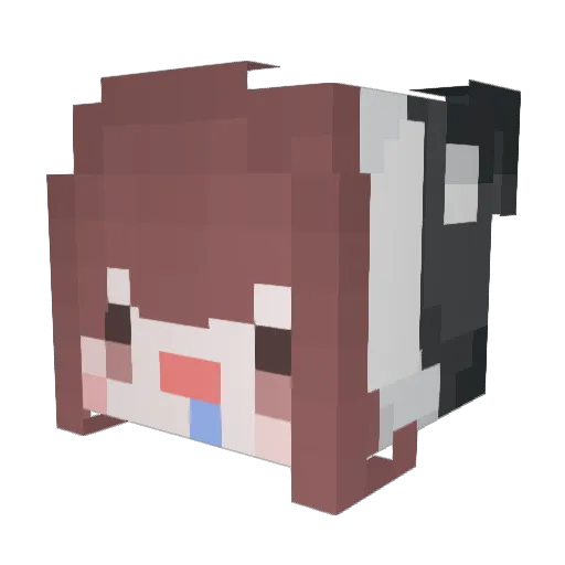 ballball_OAO Minecraft avatar head, 3D render