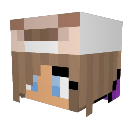 ballia_ Minecraft avatar head, 3D render