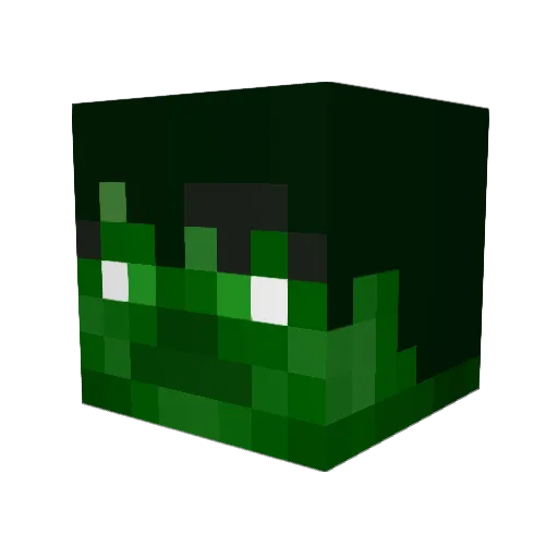 ballistic4321 Minecraft avatar head, 3D render