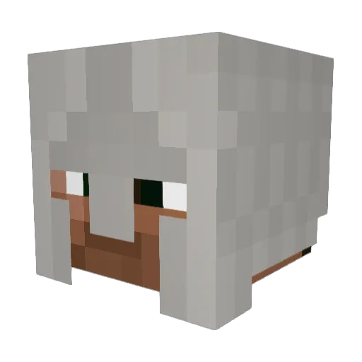 ballistic717 Minecraft avatar head, 3D render
