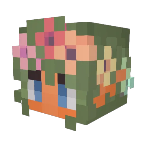 ballisticcake Minecraft avatar head, 3D render