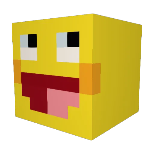 balls379 Minecraft avatar head, 3D render