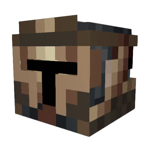 ballsf Minecraft avatar head, 3D render