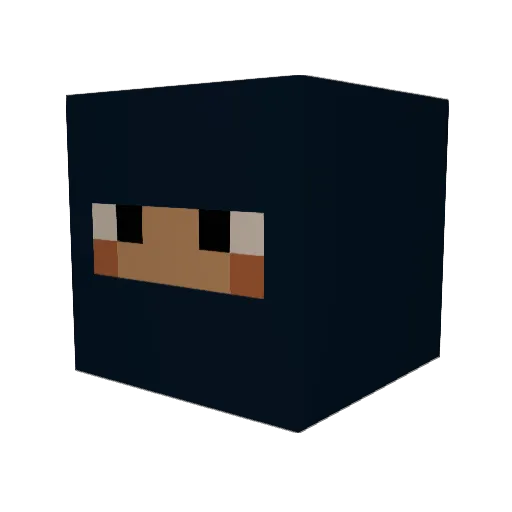 ballsniffer96 Minecraft avatar head, 3D render