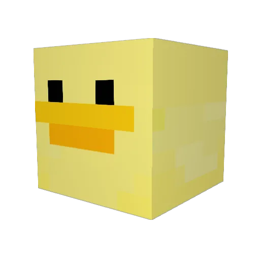 ballstretcher Minecraft avatar head, 3D render