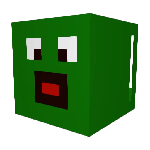 ballto12345 Minecraft avatar head, 3D render