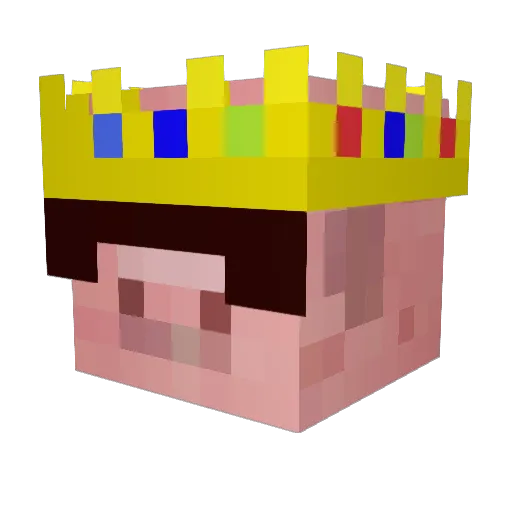 balonjj Minecraft avatar head, 3D render