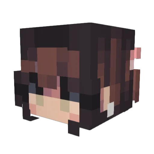 balooogem Minecraft avatar head, 3D render