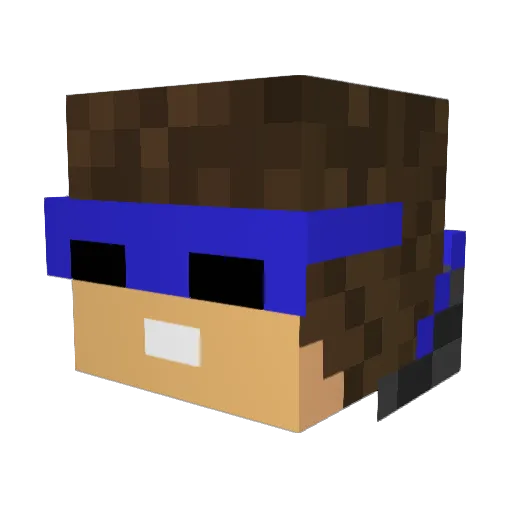 balrog83 Minecraft avatar head, 3D render