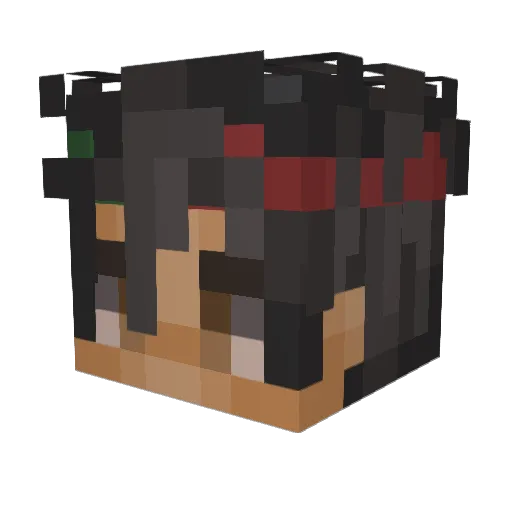 balsa03 Minecraft avatar head, 3D render