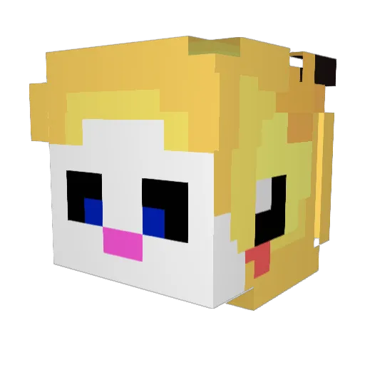 baltoco078 Minecraft avatar head, 3D render