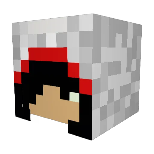 baltor9 Minecraft avatar head, 3D render