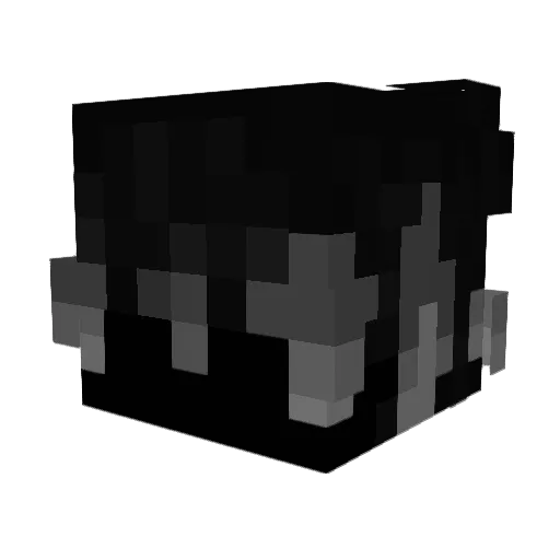 baltushka Minecraft avatar head, 3D render