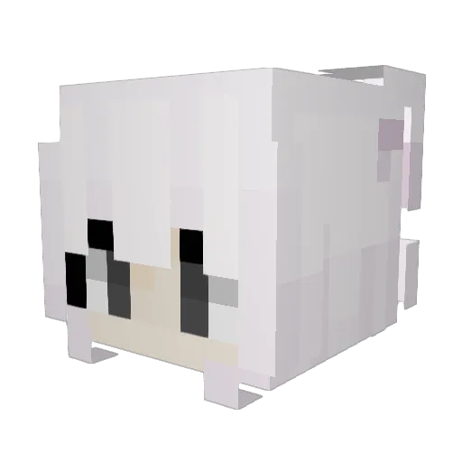 baltxe Minecraft avatar head, 3D render