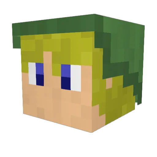 balty172 Minecraft avatar head, 3D render