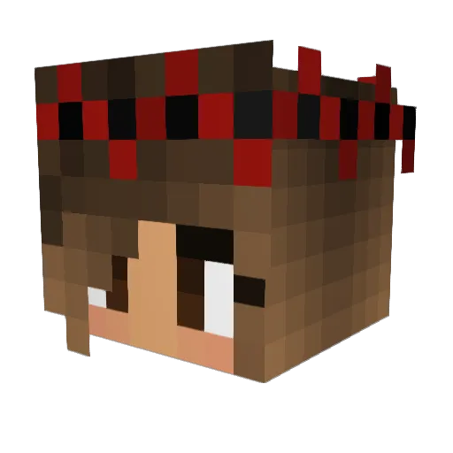 balzzeee Minecraft avatar head, 3D render