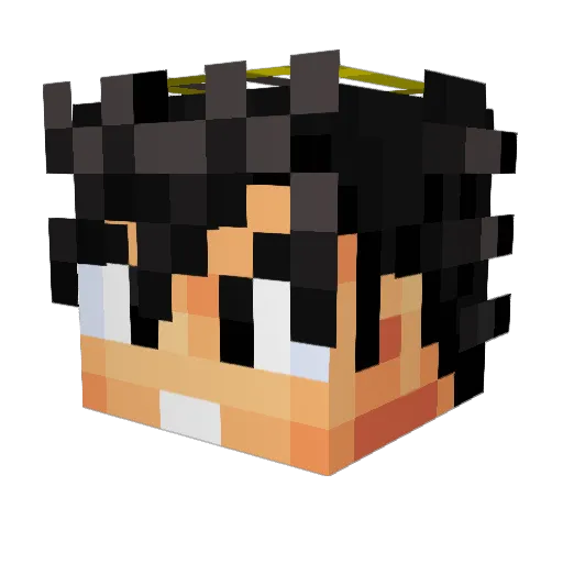bamaj325 Minecraft avatar head, 3D render