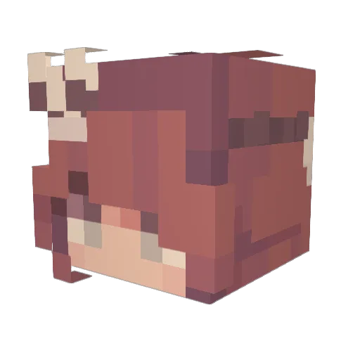bamb00sh00t Minecraft avatar head, 3D render