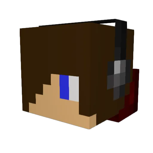 bambampow123 Minecraft avatar head, 3D render