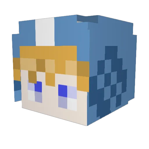 bambee63 Minecraft avatar head, 3D render