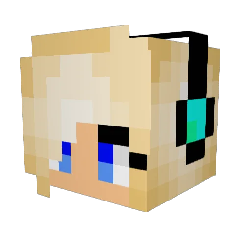 bamboo2345 Minecraft avatar head, 3D render