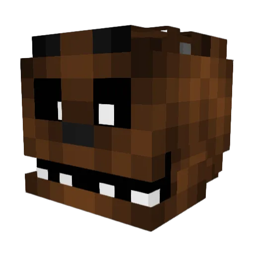 bammblake Minecraft avatar head, 3D render