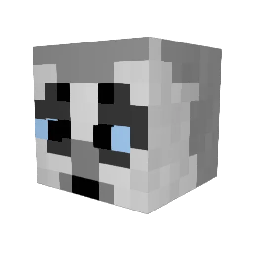 banaan12 Minecraft avatar head, 3D render