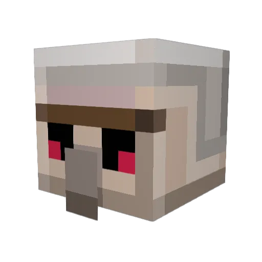 banana8014 Minecraft avatar head, 3D render