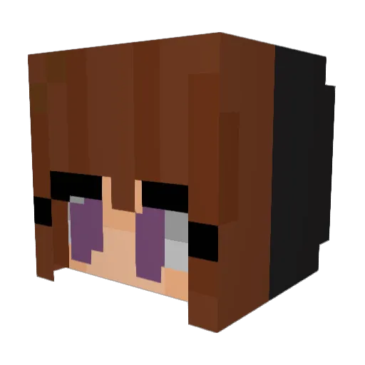 banana9720 Minecraft avatar head, 3D render