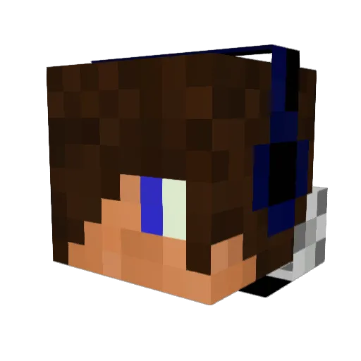 bananaMan8121 Minecraft avatar head, 3D render